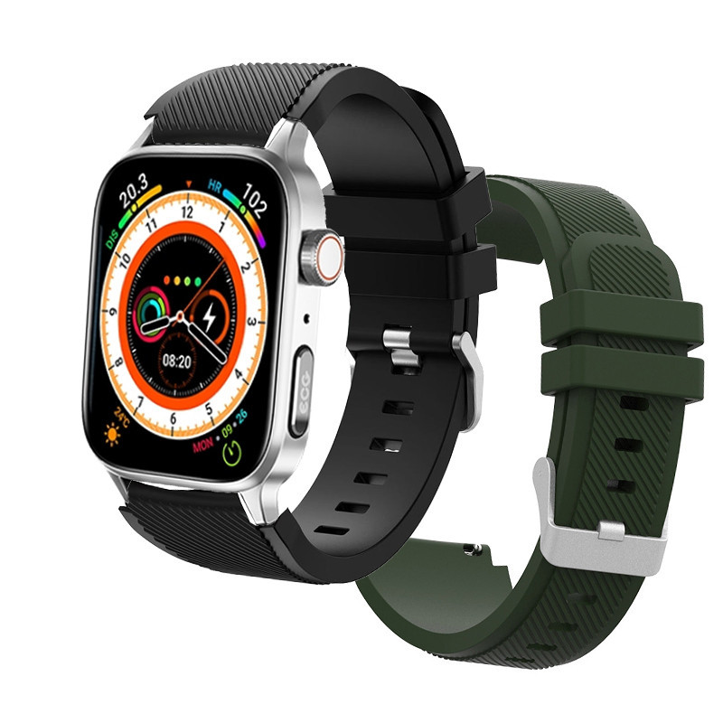 Aolon GT22 智能手錶矽膠手鍊錶帶適用於 Aolon GT22 智能手錶錶帶腕帶錶帶手鍊配件