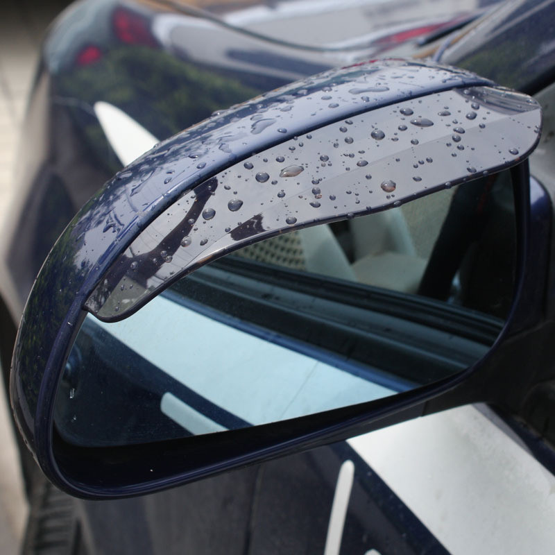 汽車改裝擋雨眉後照鏡雨眉後照鏡擋雨倒車鏡反光鏡遮雨擋車型通用