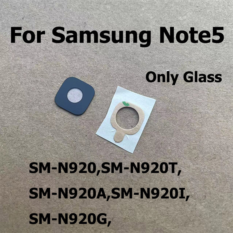 SAMSUNG 適用於三星 Galaxy Note5 Note 5 後置攝像頭玻璃鏡頭蓋的後置攝像頭玻璃帶貼紙更換
