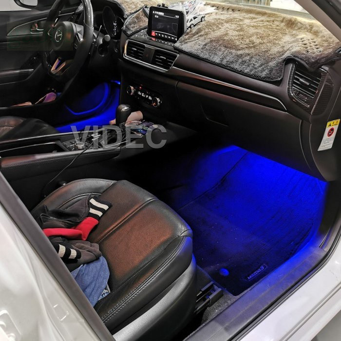 OK商城 MAZDA3 實車安裝 LED 氣氛燈 SMD LED 軟燈條 5050 三晶發光 CX5 M3 M6 馬三