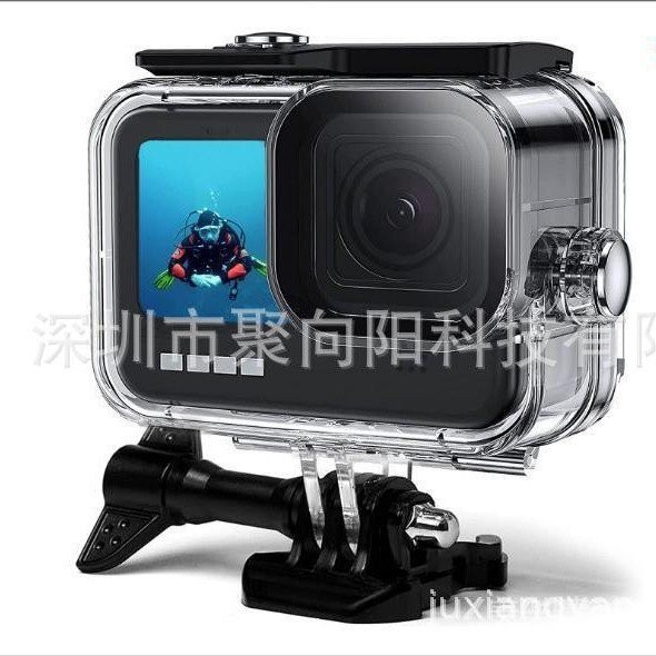GoPro12/11/10/9防水殼 Gopro防水殼運動相機配件透明保護殼配件