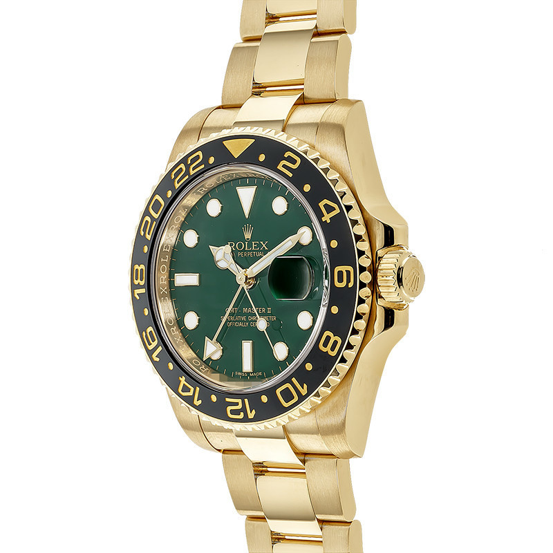 Rolexx Watches （Rolex）格林尼治型II18K黃金自動機械男表116718-LN-78208