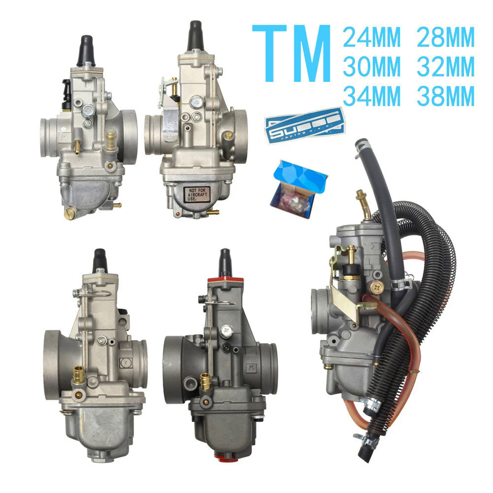 Tm TM TMX 50-650cc 2/4 衝程發動機平滑軌 Smoothbore Carb 化油器 tm24 tm2