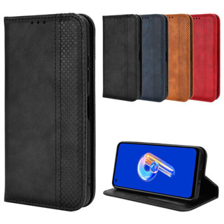 適用華碩Zenfone 9手機殼Asus Zenfone 10手機皮套插卡磁吸翻蓋殼