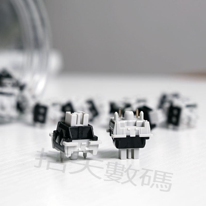 DIY鍵帽#LEOBOG灰木軸V4熱拔插DIY線性5腳廠潤HIFI麻將音機械鍵盤軸體