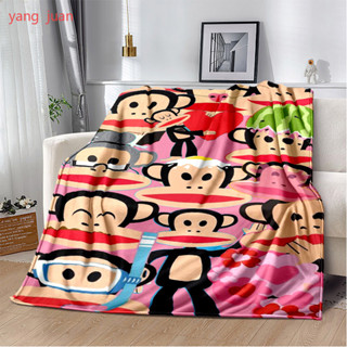 Paul Frank 法蘭絨便攜式兒童野餐毯客廳臥室沙發床禮物 w76