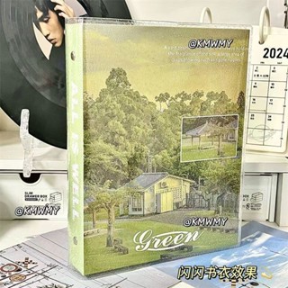 【特價】【1638人好評】A5夏日木屋風景卡冊ins高顏值3寸小卡明信片四宮格愛豆小卡收納冊 學校周邊 學生文具用品