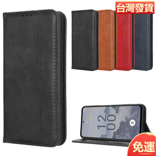 適用Nokia X30手機殼 諾基亞X30 5G手機皮套磁吸翻蓋插卡錢包復古