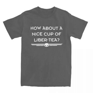 2024 年熱門遊戲男士女士 T 恤 Helldivers How About A Nice Cup Of Liber-