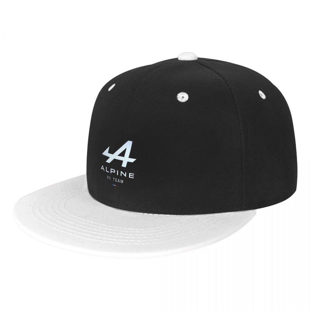 Alpine F1 Team logo (3) 嘻哈棒球帽 印花鴨舌帽太陽帽子 板帽 嘻哈街舞帽 平沿帽 潮帽 平簷撞色