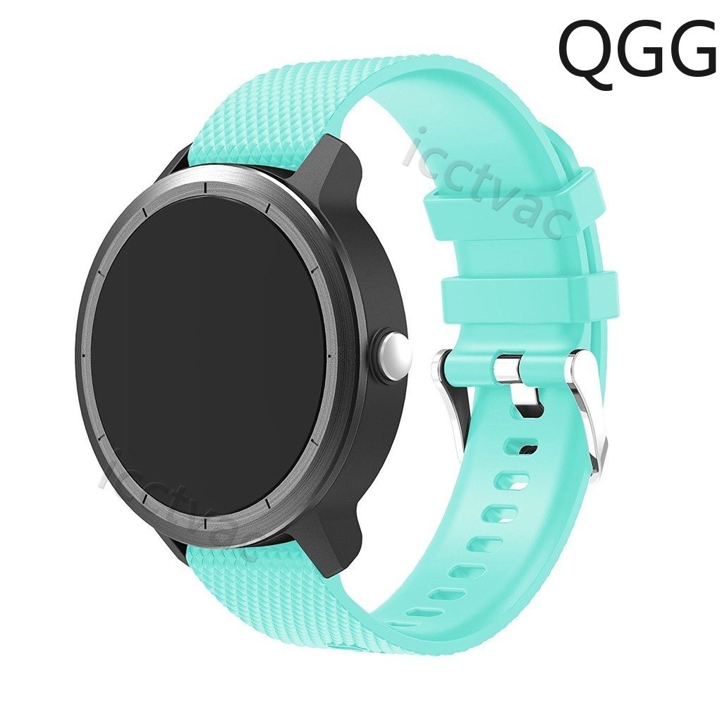 適用於佳明Garmin vivoactive 3手錶腕帶官方紋矽膠錶帶華米Amazfit GTS3矽膠錶帶通用20mm