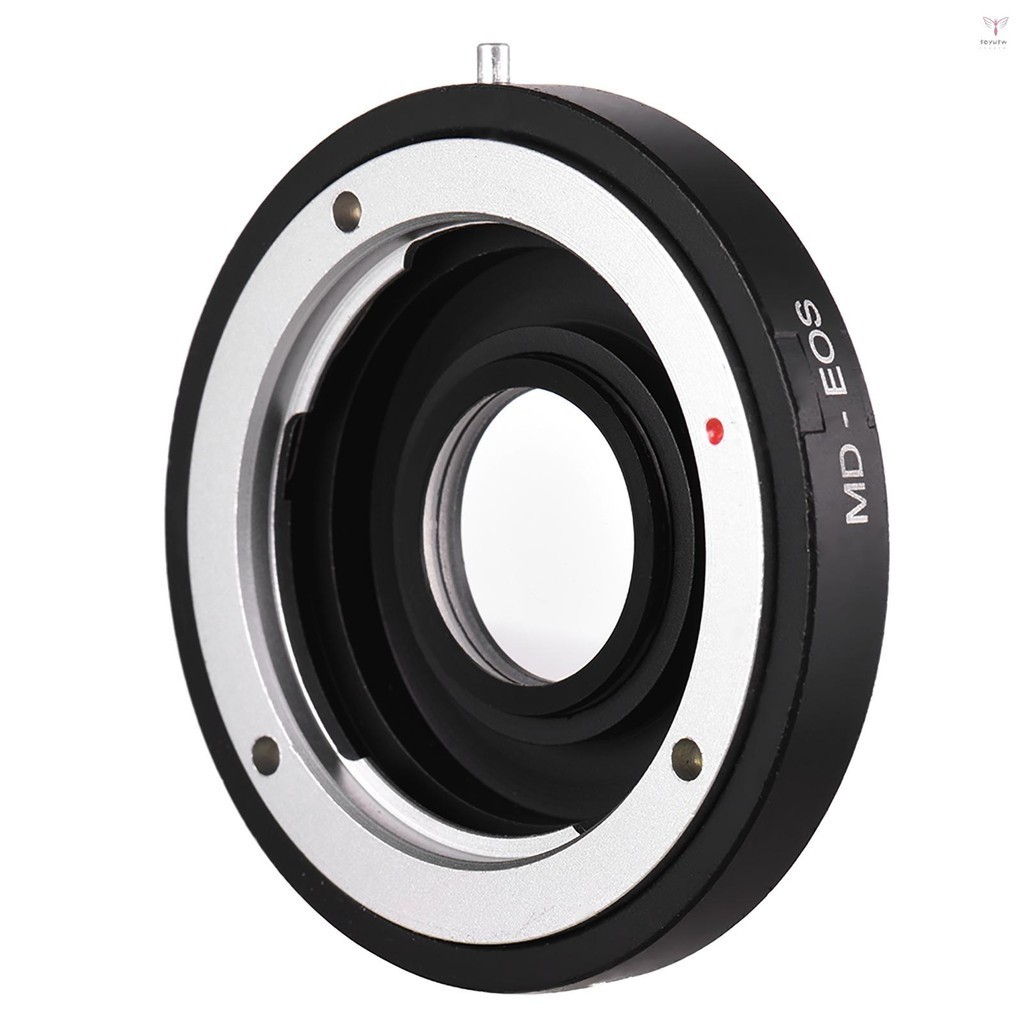 Md-eos 鏡頭卡口轉接環,帶矯正鏡頭,適用於 Minolta MD 鏡頭,適用於佳能 EOS EF 相機 Focus