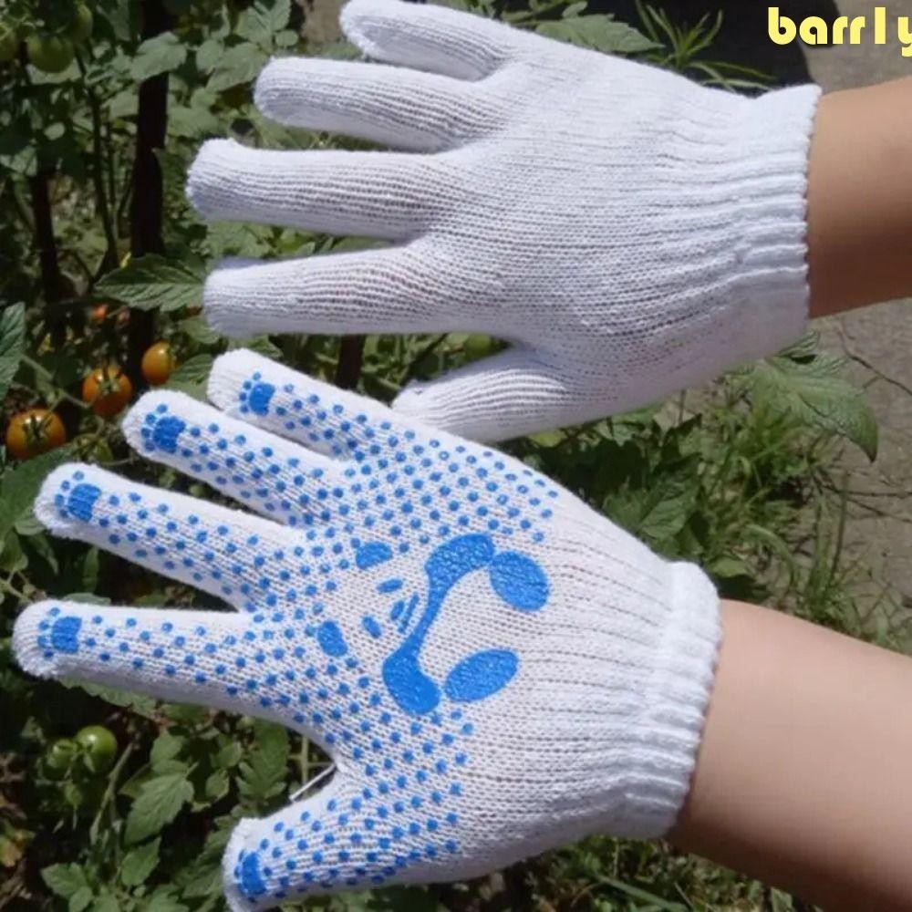 BARR1Y1對兒童工作手套,連指手套手部保護器兒童兒童手套,動物圖案防滑透氣兒童園藝手套堆場