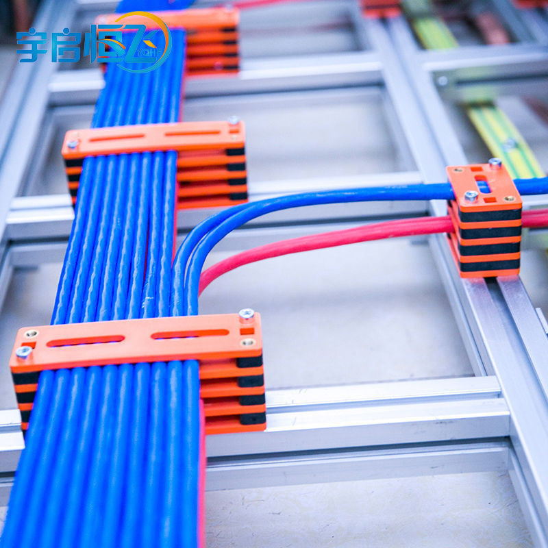 暢銷YQHF阻燃塑膠動力固線器 線纜固定器壓線板 固線片電源網線理線器