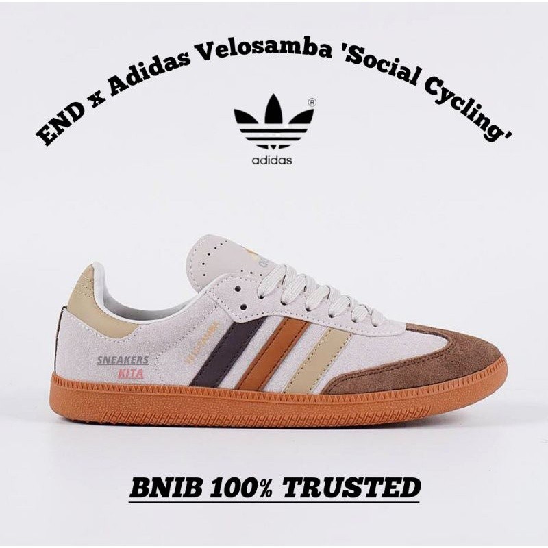 愛迪達 [中性] Adidas Velosamba x End'Social 騎行鞋 IF2864 100% 正品
