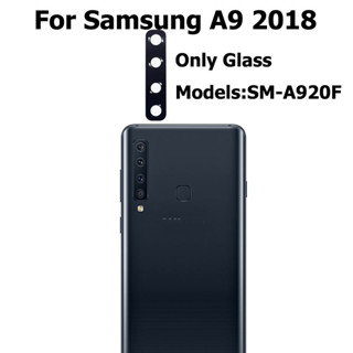 SAMSUNG 適用於三星 Galaxy A9 2018 後置攝像頭玻璃鏡頭帶膠水貼紙更換 SM-A920F