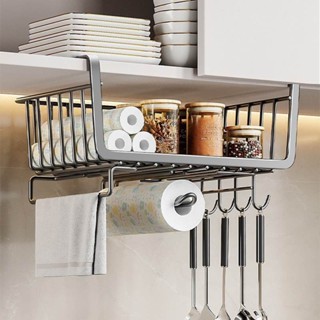 廚房收納置物吊櫃內櫥櫃下掛架衣櫃分層儲物架子掛鉤桌下掛籃多層