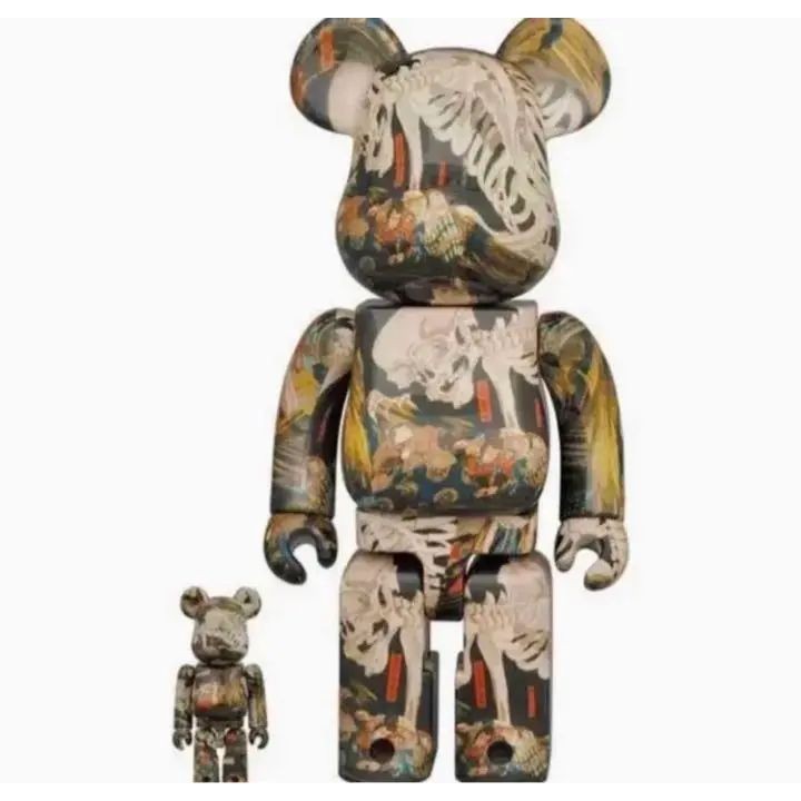 近全新 BE@RBRICK Bearbrick 庫柏力克熊 歌川國芳 相馬的古内裏 100% 400% 日本直送 二手