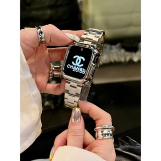 小蠻腰不鏽鋼錶帶【無需工具調整】適用applewatch67S8代S9蘋果帶
