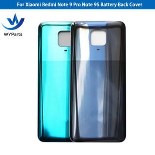 XIAOMI 適用於小米 Redmi Note 9 Pro Note 9S 背面電池蓋更換部件
