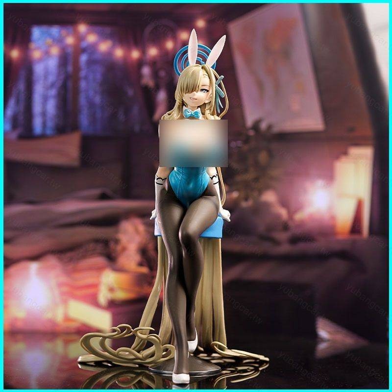 藍色 Archive Asuna Ichinose 可動人偶兔女郎模型娃娃玩具兒童禮物收藏裝飾品