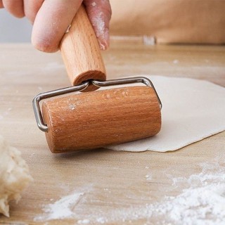 櫸木擀麵杖家用實木手動滾軸壓麵棍神器餃子皮面粉擀麵棒烘焙工具