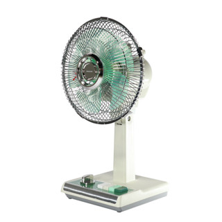 日本KOIZUMI 10吋復古電風扇(綠白款) KLF-G035-GE 【全國電子】