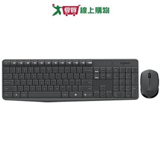 Logitech羅技 無線鍵鼠組MK235【愛買】