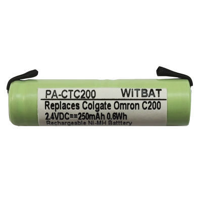 適用高露潔Colgate Omron C200 C250 C350 C600電動牙刷電池