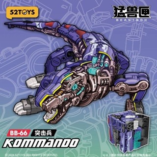 【正版現貨】玩具 模型 52TOYS猛獸匣突擊兵科莫多巨蜥動物機甲變形玩具可動模型潮流手辦
