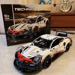 相容樂高LEGO積木 Porsche 911跑車積木 1：10復刻 lego保時捷911積木跑車 拚裝模型跑車 禮物擺件