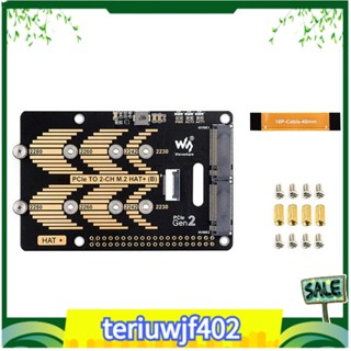 【●Ti●]Waveshare Pcie 轉雙通道 M.2 轉接板模組,用於 5 5Gbps 模組硬碟讀寫更快的模組