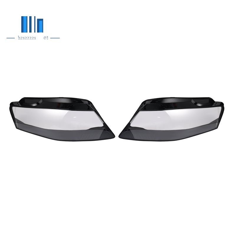1 對前左右汽車大燈透鏡燈罩適用於奧迪 A4 B8 2008-2012