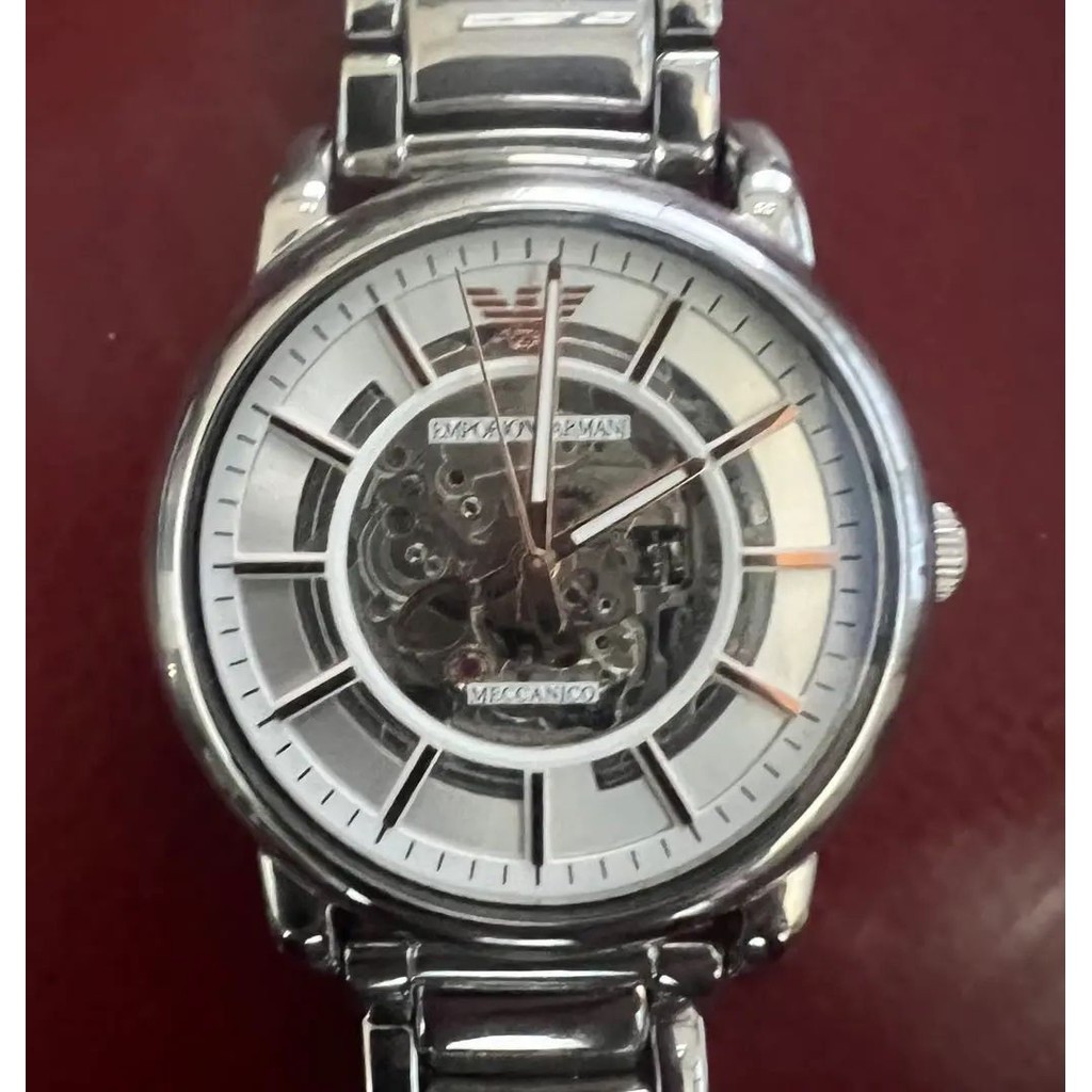 EMPORIO ARMANI 手錶 ar1980 MECCANICO LUIGI mercari 日本直送 二手