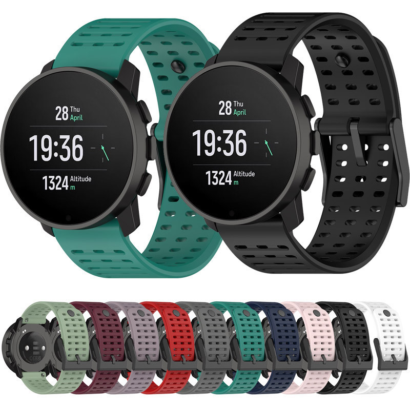 22 毫米矽膠錶帶,適用於 Suunto 垂直錶帶運動矽膠錶帶,適用於 Suunto 9 peak pro/Suunto