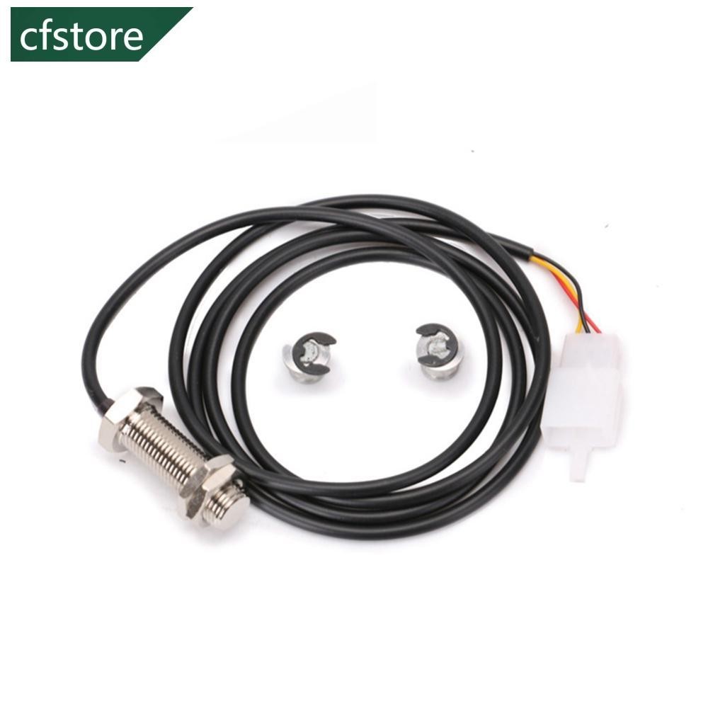 Cfstore 通用傳感器電纜和 2 個磁鐵用於摩托車數字 ATV 里程表車速表轉速表 D6M5