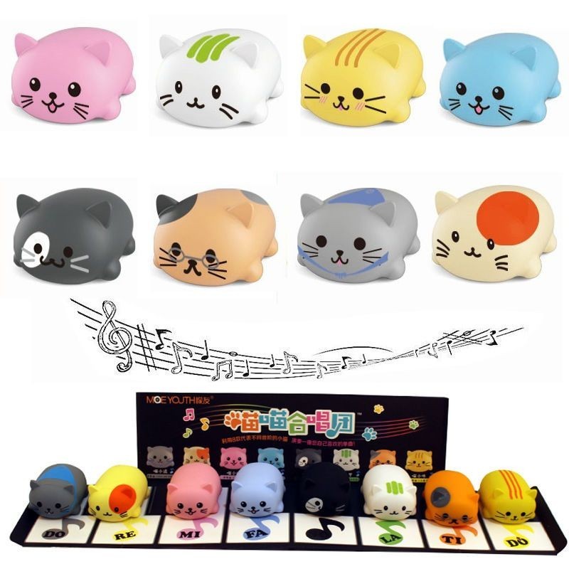 喵喵琴音階貓咪演奏器日本閃光少女同款喵喵合唱團音樂琴電子玩具 SQJM