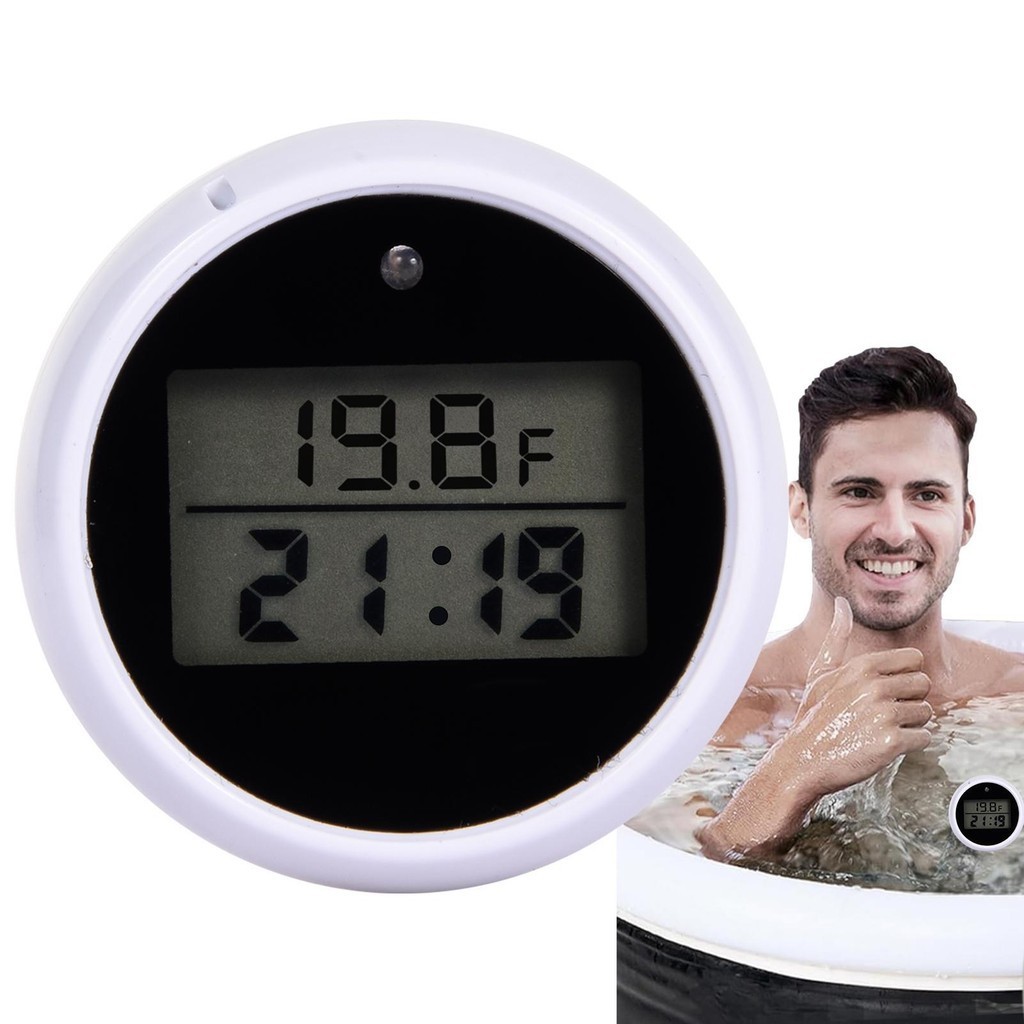 冰浴溫度計防水泳池溫度計浴缸溫度計 LED 顯示數字水溫計冰壺