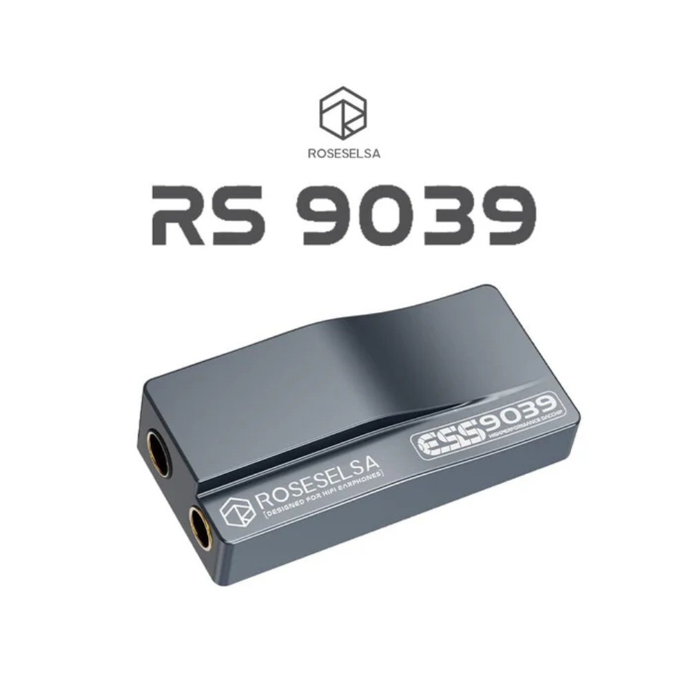 Roseselsa RS9039 RS 9039 全新 ES9039Q2M DSD256 DAC 耳機放大器適用於 Mo