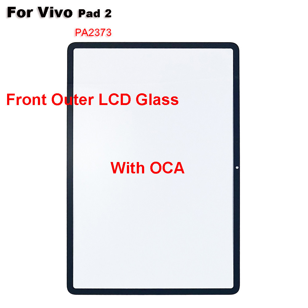 適用於 Vivo Pad2 Pad 2 PA2373 12.10" 觸摸屏面板平板電腦前外 LCD 玻璃鏡頭帶 OCA