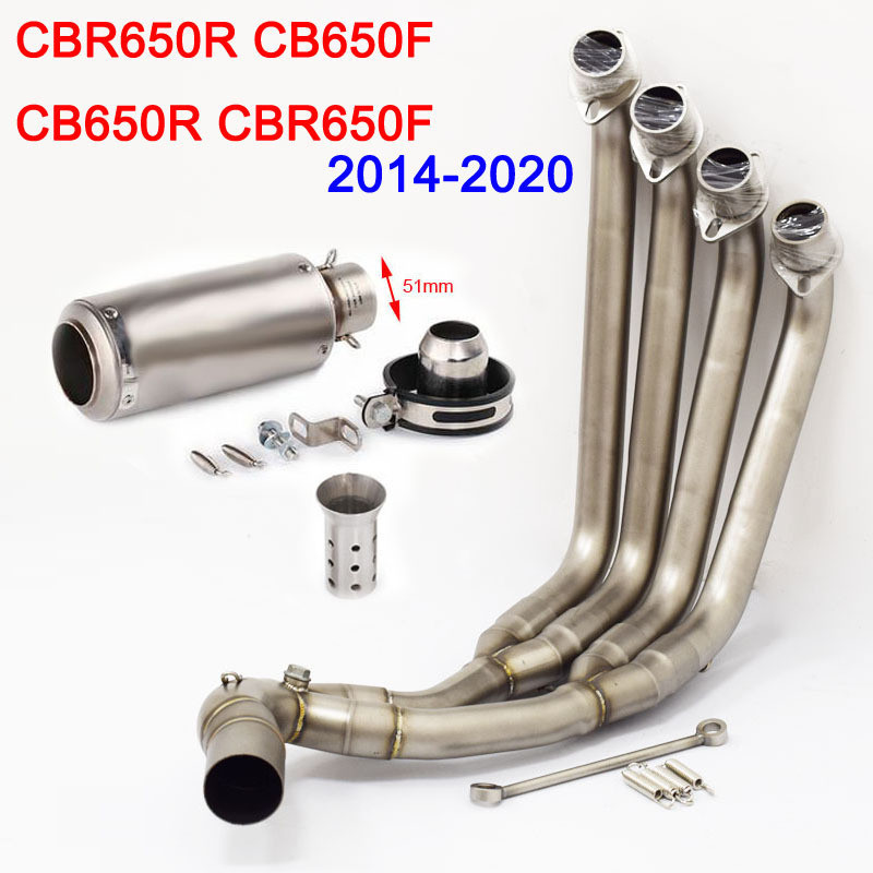 【快速出貨】 現貨 適用於本田CBR650R CB650F 2014-2022 底排 SC排氣管系統 全段