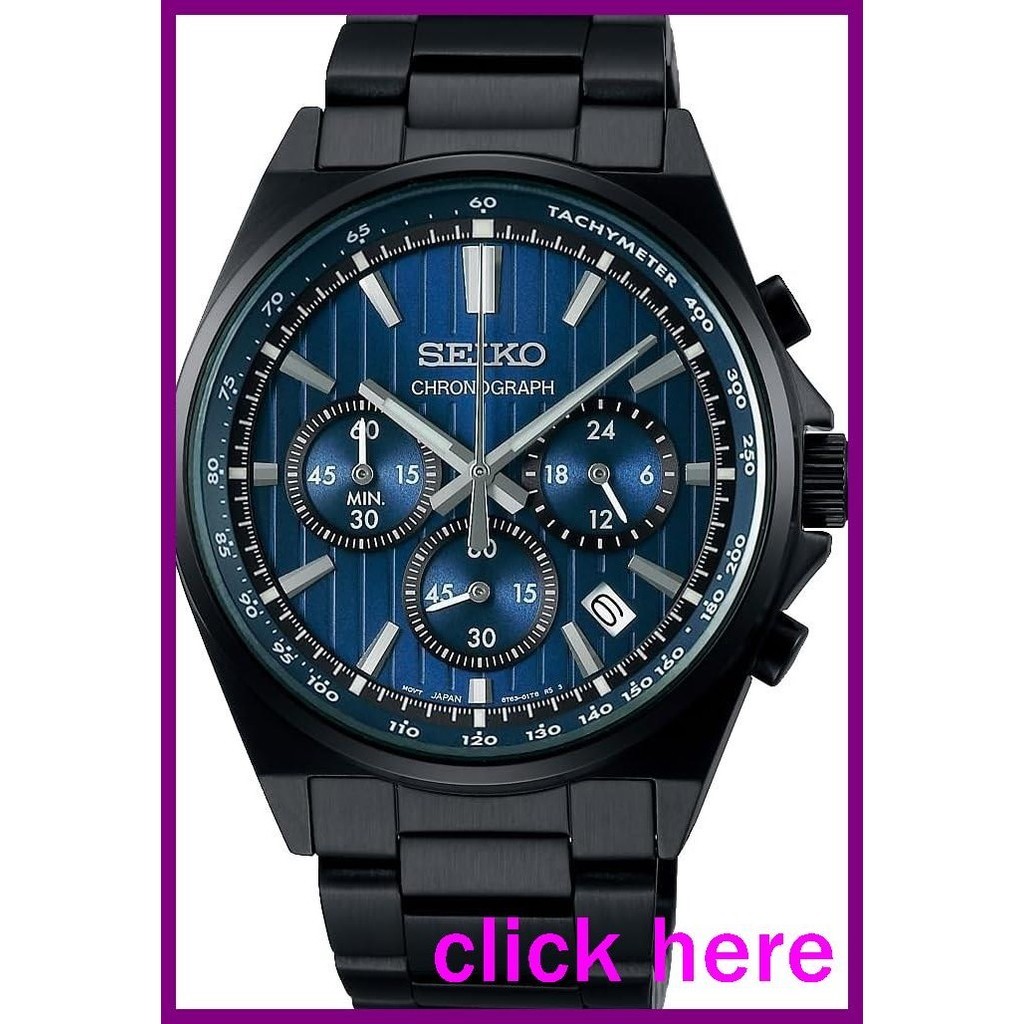[點這裡][精工手錶] 手錶 Seiko Selection S 系列 電池供電 SBTR035 男士 黑色