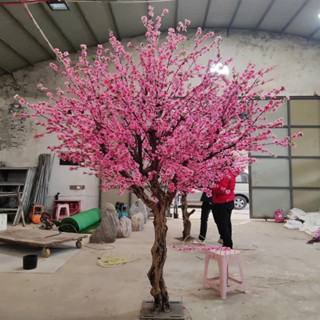 模擬桃花樹 假桃樹 大型植物模擬櫻花樹 模擬梅花樹 許願樹桃花 裝潢