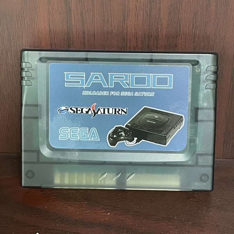 【燒錄卡】SAROO 世嘉土星遊戲機 燒錄卡 SS 免光驅板 免盤 黑透外殼 全新卡