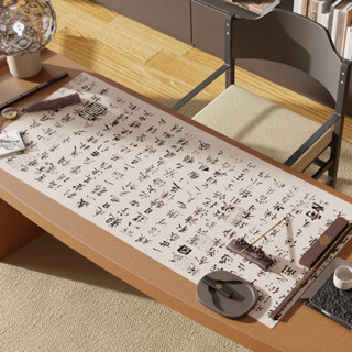 【現貨速發】古風桌墊中國風書桌墊古典中式茶几墊茶席墊皮革桌布防水防油免洗