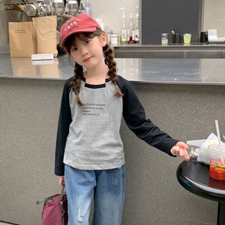 ✨Treasure女童T恤長袖春秋款2025兒童秋裝打底衫小女孩洋氣秋季上衣潮休閒