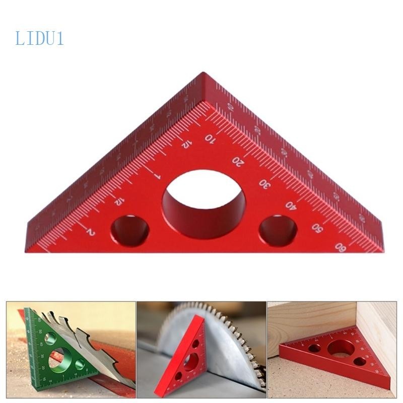 Lidu1 鋸台高度計 45 度測量三角尺直角尺