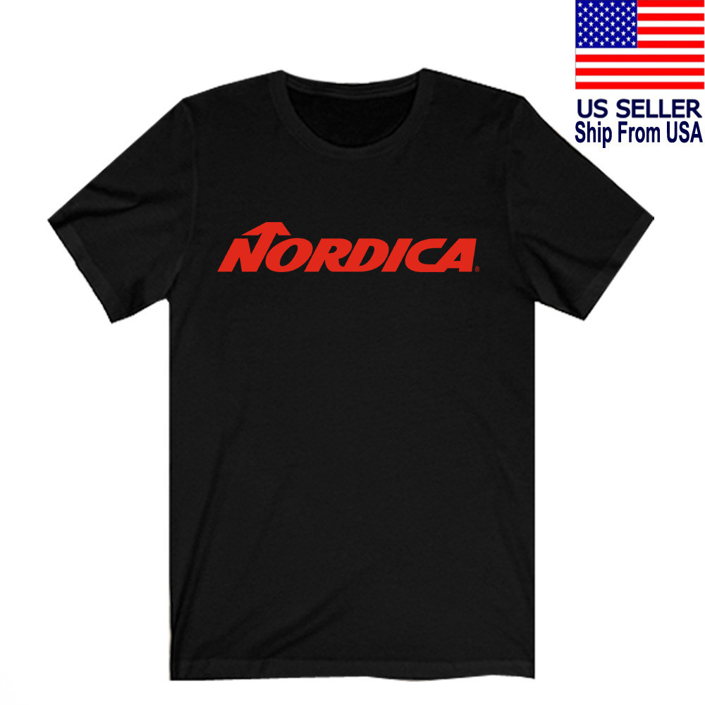 Nordica 滑雪靴標誌男式黑色 T 恤