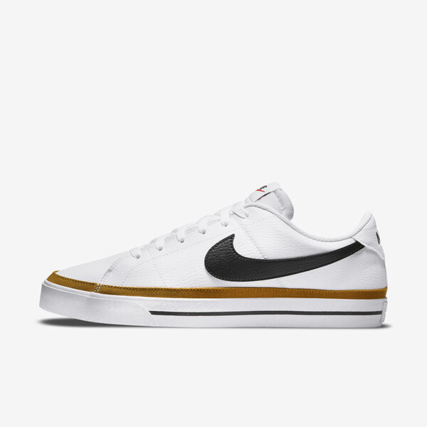 Nike Court Legacy NN 男 休閒鞋 基本款 復古 經典 皮革 簡約 白黑棕 [DH3162-100]