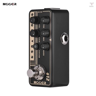 Mooer MICRO Preamp Series 012 US GOLD 100 英式數字前置放大器前置放大器吉他效果